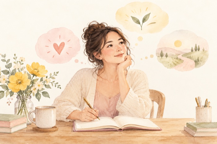 妊娠中・産後のモアミー・マインドを表す説明用イラスト